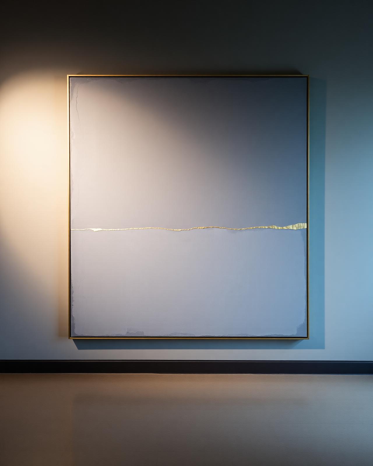 Horizon Line, on the studio wall